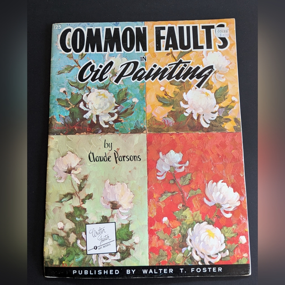 Common Faults in Oil Painting Vintage Art Instruction Book #125 How-To Paint